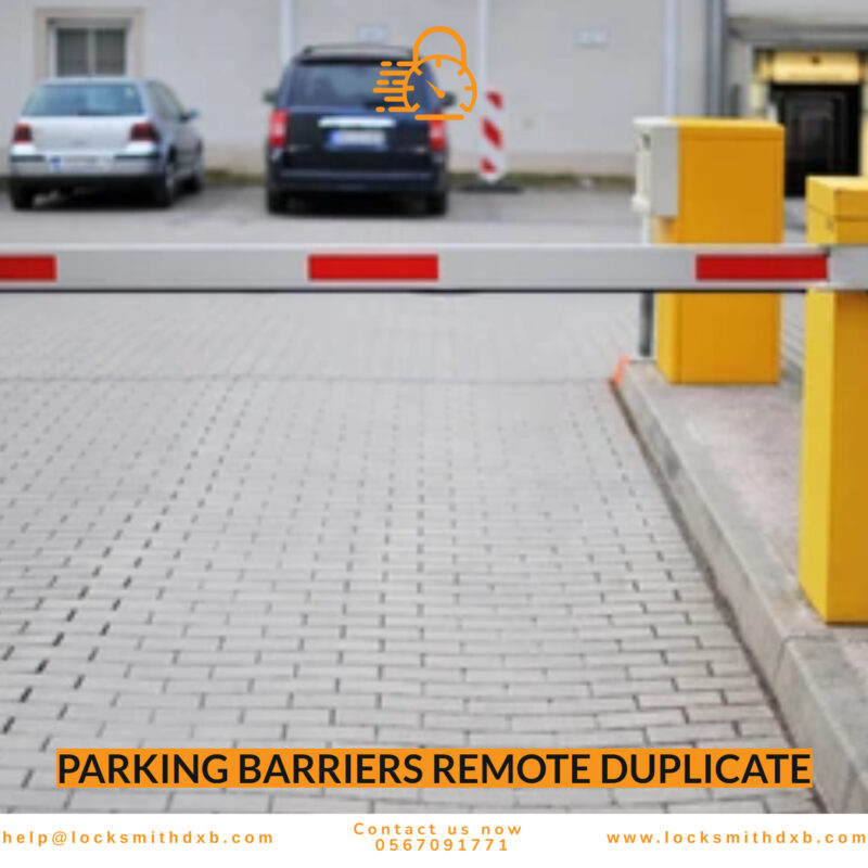 Parking barriers remote duplicate