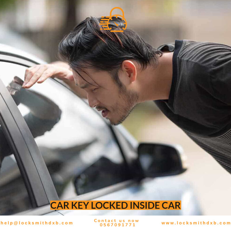 Car key locked inside car