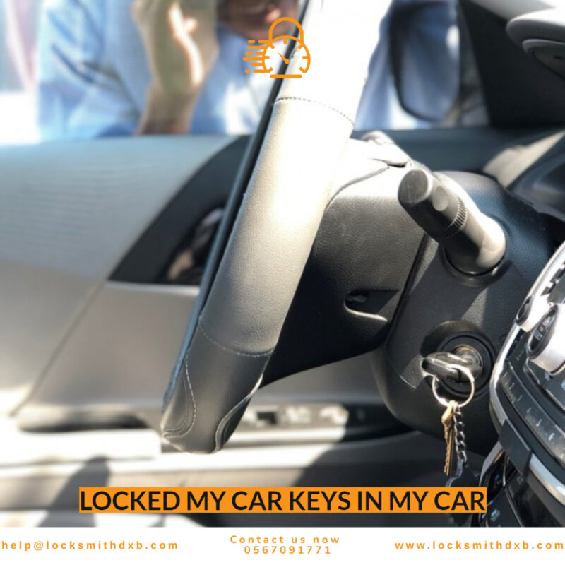 Locked my car keys in my car
