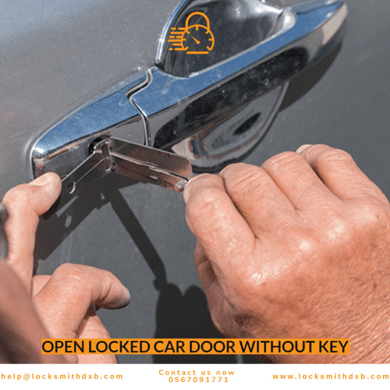 Open locked car door without key