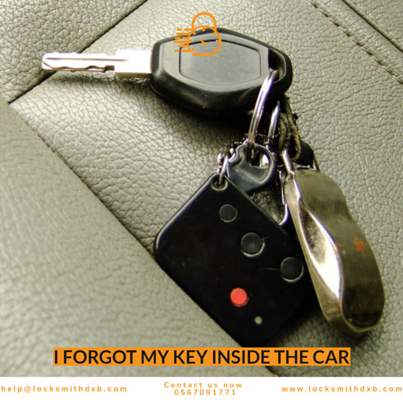 I forgot my key inside the car