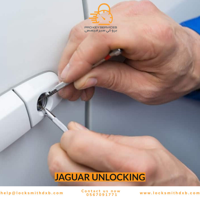 Jaguar XE being professionally unlocked