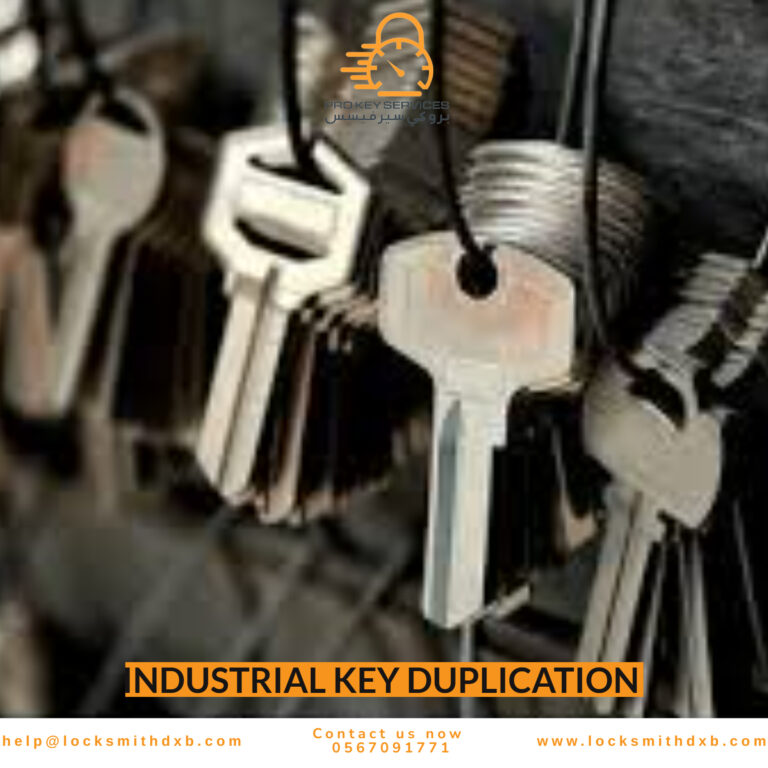 Industrial key duplication service